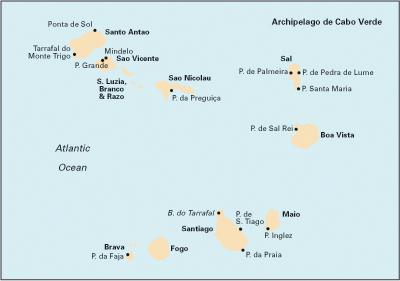 Foto Carta N&aacuteutica Archipi&eacutelago de Cabo Verde Imray E4