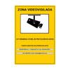 Foto Cartel LOPD videovigilancia personalizado tamaño 25x17cm español autoadhesivo
