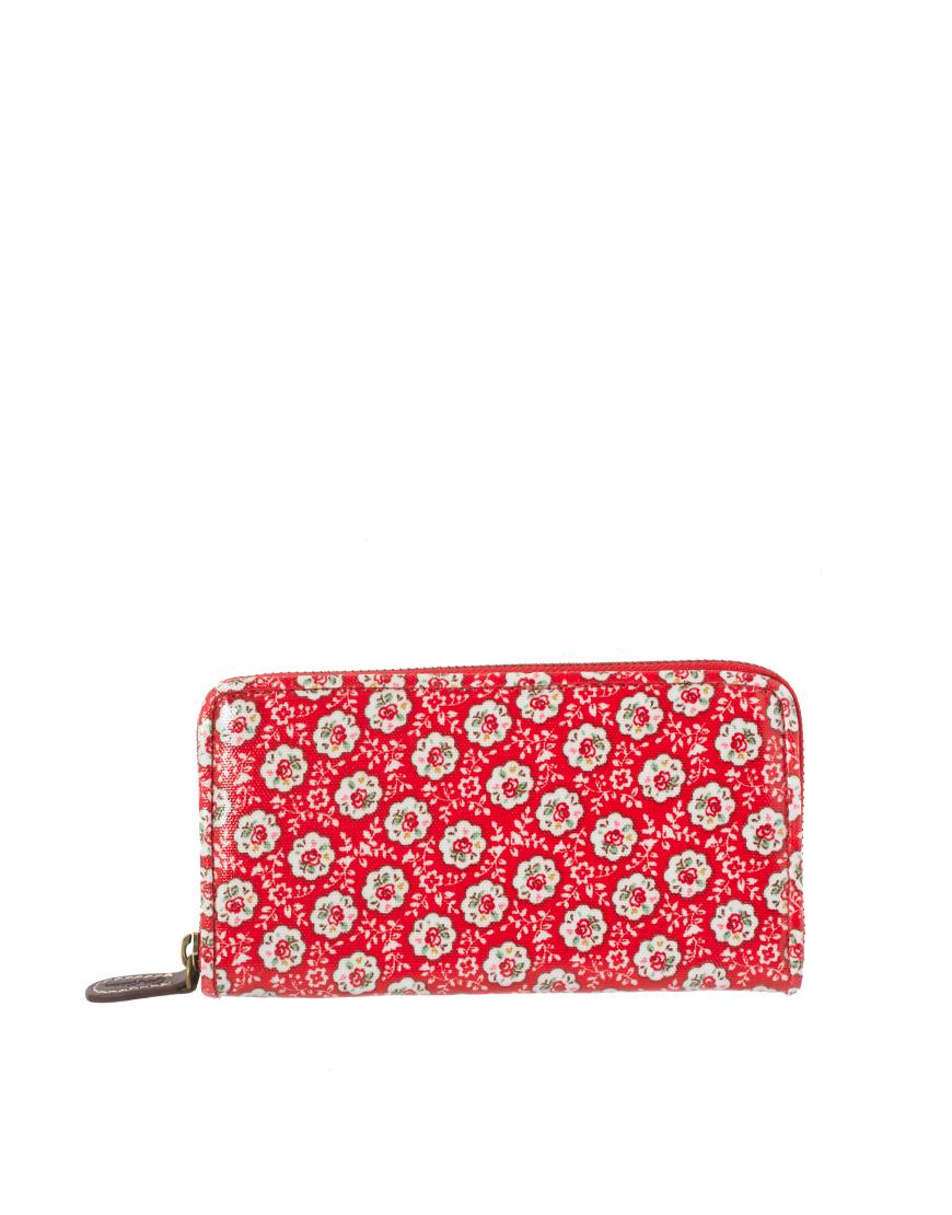 Foto Cartera con cremallera de Cath Kidston Rojo rosado Kempton