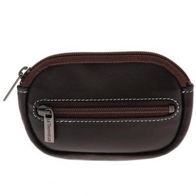 Foto cartera de cuero granos de cafÉ le tanneur