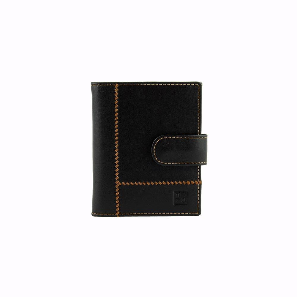 Foto Cartera monedero cuero y bordado (Color: MARRON, Talla: U)