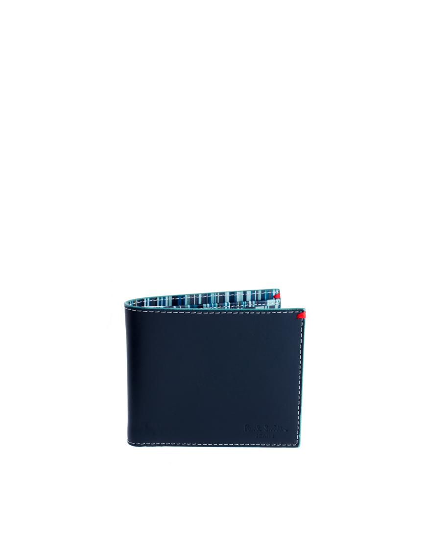 Foto Cartera plegable clásica de Paul Smith Jeans Azul