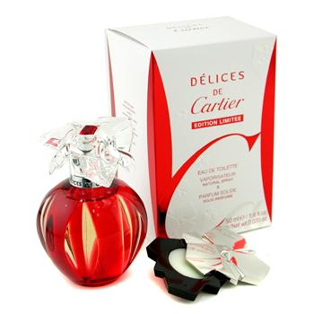 Foto Cartier - Estuche Delices de Cartier: Agua de Colonia Vap. 50ml/1.6oz + Perfume Sólido 1g/0.035oz 2pcs