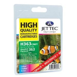 Foto Cartucho jettec compatible hp363 cmy cb333ee (multipack)