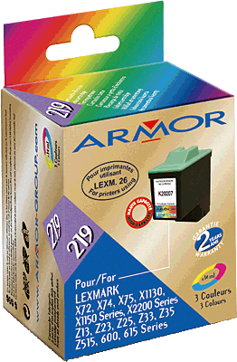 Foto Cartucho tinta compatible Lexmark 10N0026E color Armor