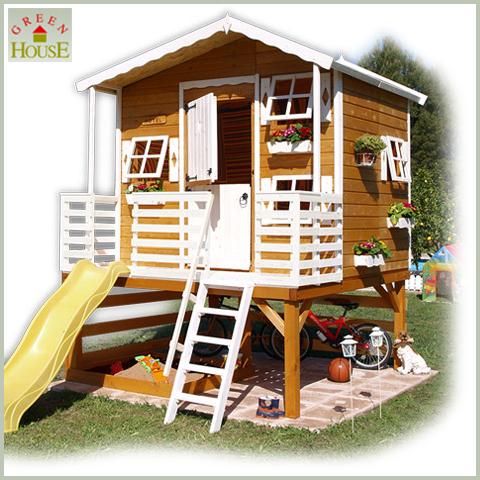 Foto Casa de madera infantil Super Hotel