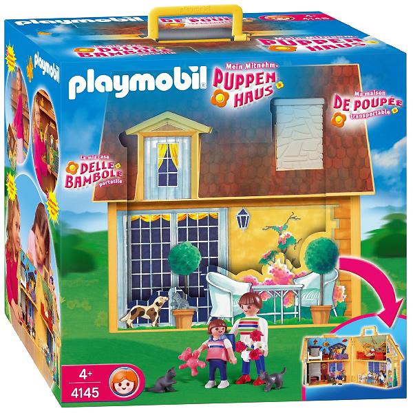 Foto Casa de muñecas maletín Playmobil