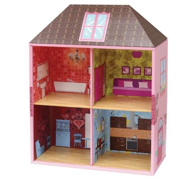 Foto Casa de muñecas y estantería