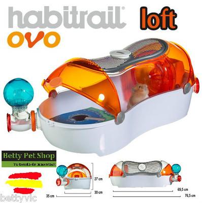 Foto Casa Jaula Habitat Hamster Loft Completa Y Moderna De Habitrail Ovo Hagen