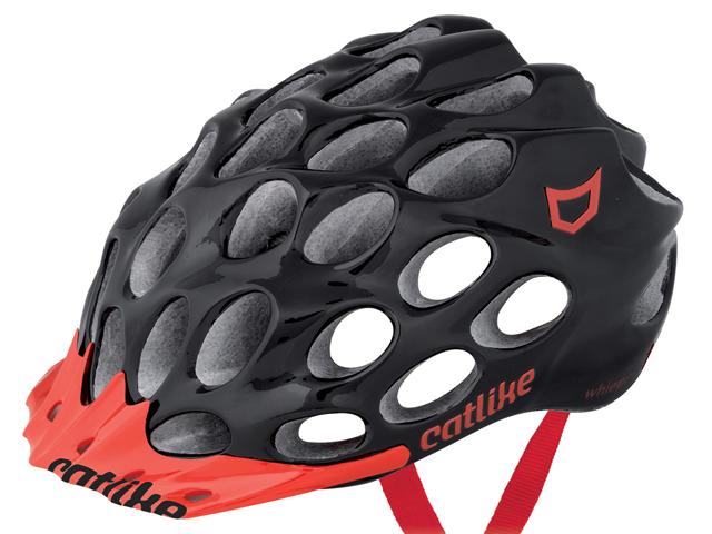 Foto Casco Catlike Whisper R063P matte negro/rojo