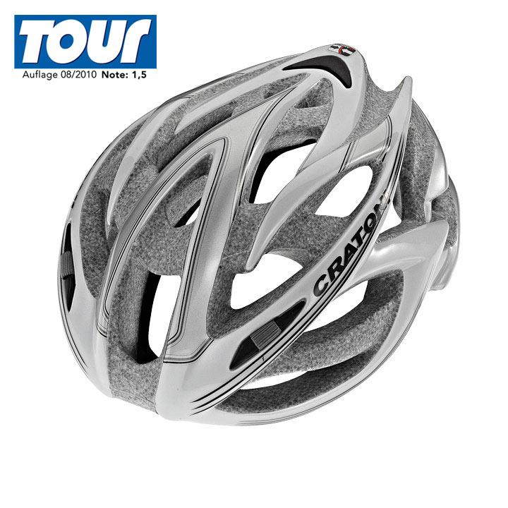 Foto Casco Cratoni Bullet 2013 blanco perla-plateado