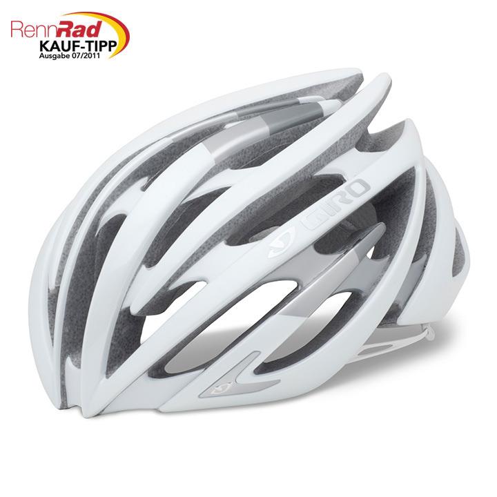 Foto Casco Giro Aeon 2013 blanco-plateado