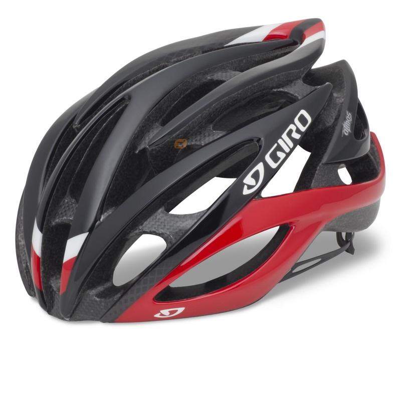 Foto Casco Giro Atmos Negro-Rojo 2013