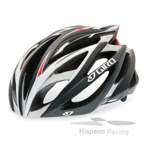Foto Casco giro ionos matte negro-rojo