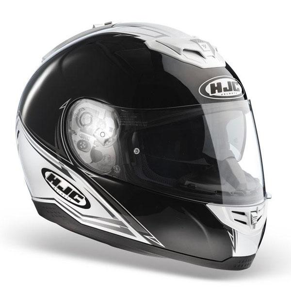 Foto Casco Hjc Fs-11 emblem mc11 negro/blanco