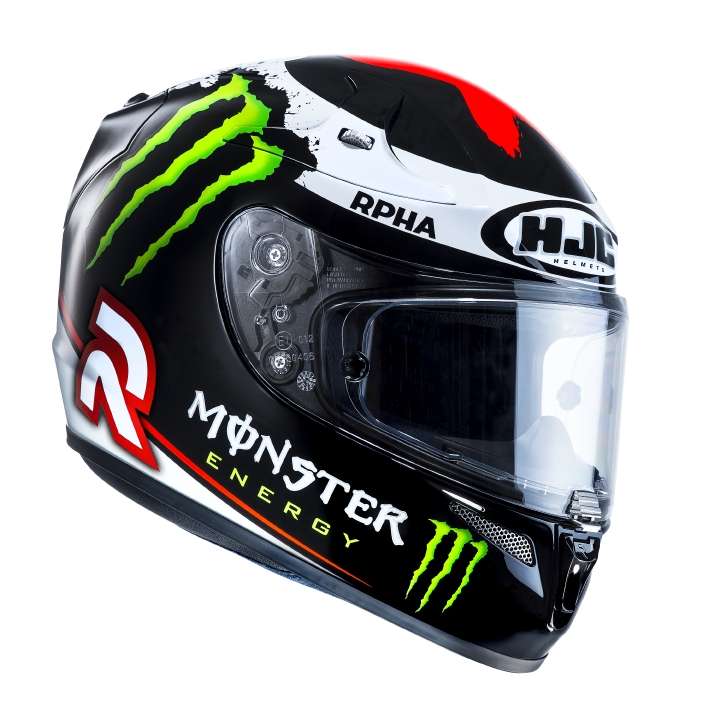 Foto Casco hjc rpha10 plus lorenzo replica mc1