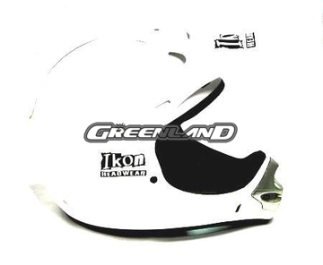 Foto Casco ikon carbono kevlar blanco mate s