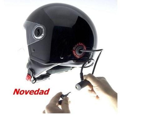 Foto Casco jet helix hole con antirrobo.