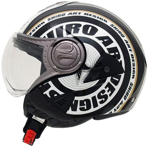 Foto Casco Jet Shiro Sh-80 Art Design