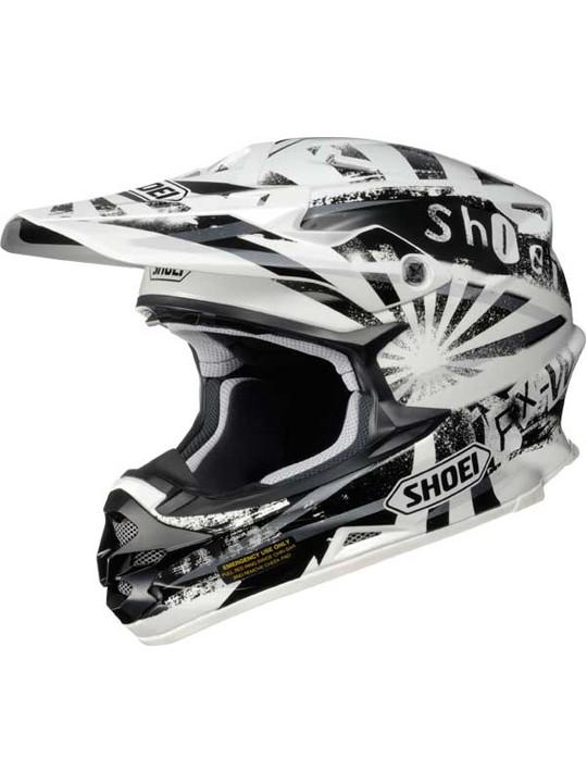 Foto Casco Mx Shoei Vfx-W Dissent Tc6 Blanco