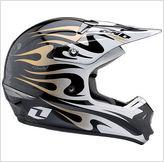 Foto Casco one kombat flame 07 negro/ dorado talla l (59/60)