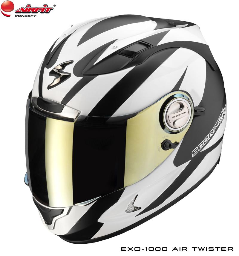 Foto Casco Scorpion Exo-1000 Twister Negro mat (Tipo E11)