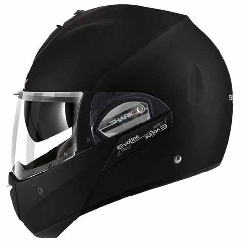 Foto Casco shark evoline negro mate serie 2 st
