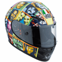 Foto cascos agv gp tech rossi faces limited edition