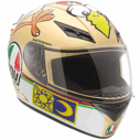 Foto cascos agv k-3 rossi chicken