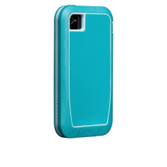 Foto CASE MATE PHANTOM CASE FOR IPHONE 4/4S AQUA/WHITE (CM019269)