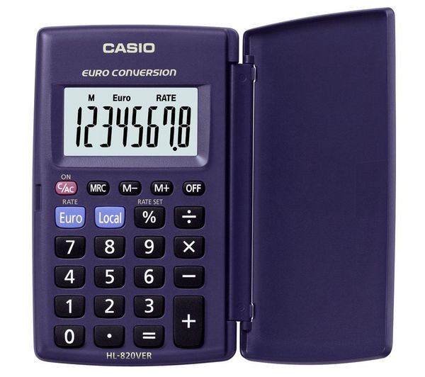 Foto Casio Calculadora de bolsillo HL-820VER