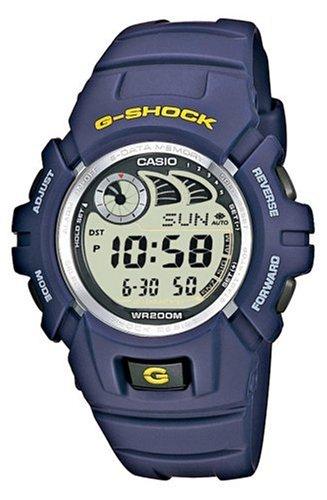 Foto Casio G-SHOCK - Reloj digital de caballero de cuarzo con correa de resina azul (cronómetro, alarma, luz) - sumergible a 200 metros