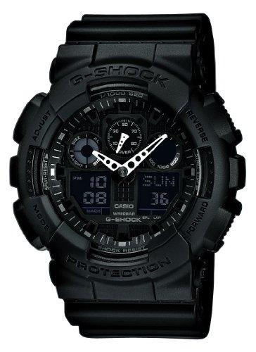Foto Casio G-Shock GA-100-1A1ER - Reloj de caballero de cuarzo, correa de resina color negro (con alarma, cronómetro, luz)