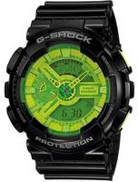 Foto Casio G Shock GA-110B-1A3JF hiper colores reloj negro y verde