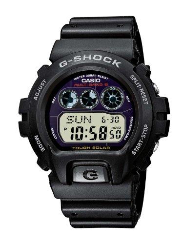 Foto CASIO G-Shock GW-6900-1ER - Reloj de caballero de cuarzo, correa de resina color negro (con radio, cronómetro, alarma, luz)