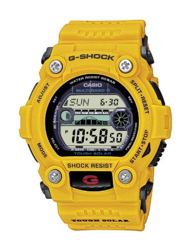 Foto CASIO G-Shock GW-7900CD-9ER - Reloj de caballero de cuarzo, correa de resina color amarillo (con radio, cronómetro, luz)