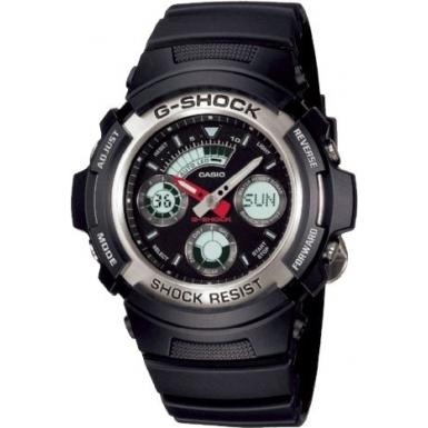 Foto Casio Mens G-Shock Chronograph Sports Watch Model Number:AW-590-1AER