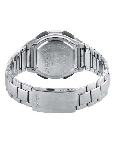 Foto CASIO W-752D-1AVES - Reloj unisex de cuarzo, correa de acero inoxidable color plata