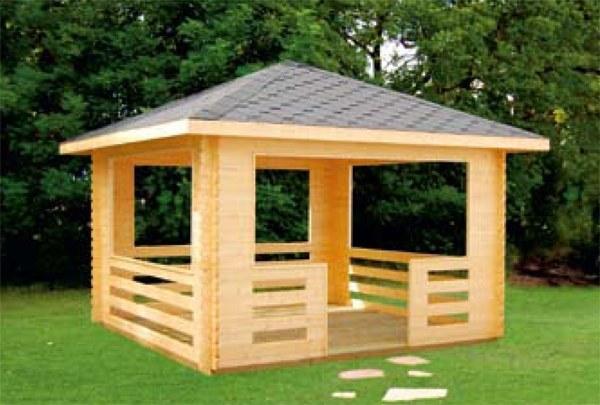 Foto Casita de madera palmako marie 350x350cm