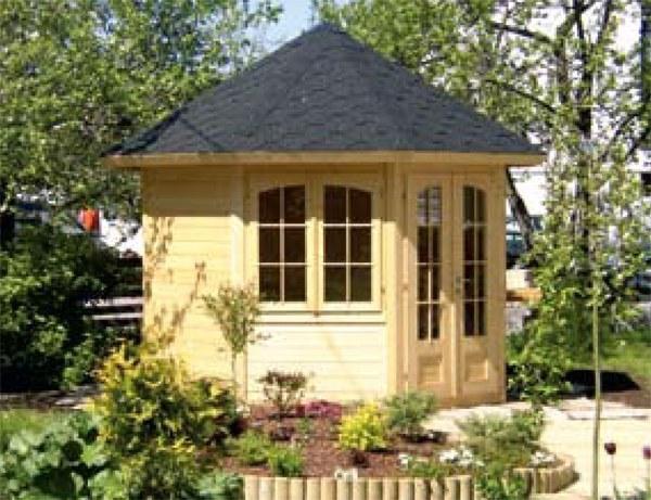 Foto Casita de madera palmako veronica 2 diámetro 285cm