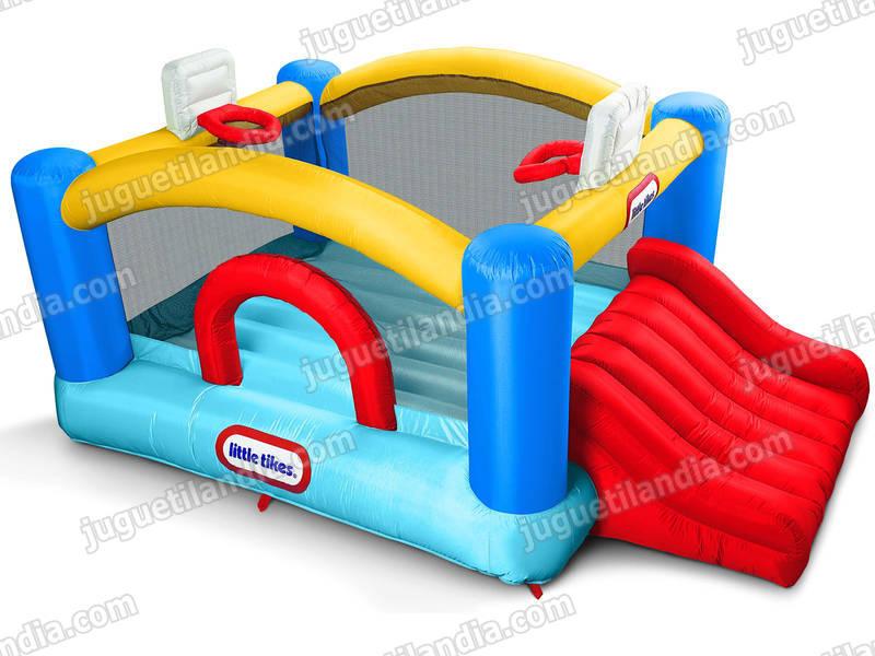Foto Castillo hinchable multideporte con tobogán