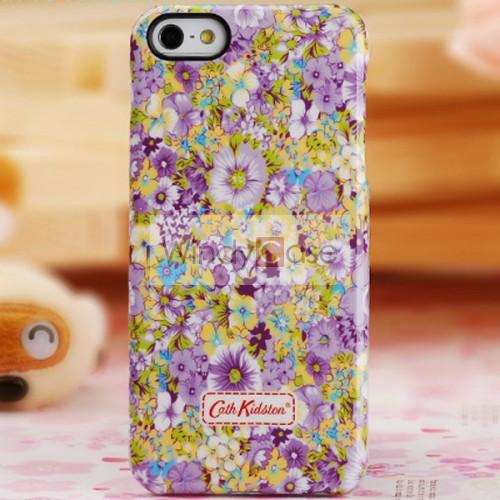 Foto Cath Kidston brillante iPhone 5 caso - flores púrpuras