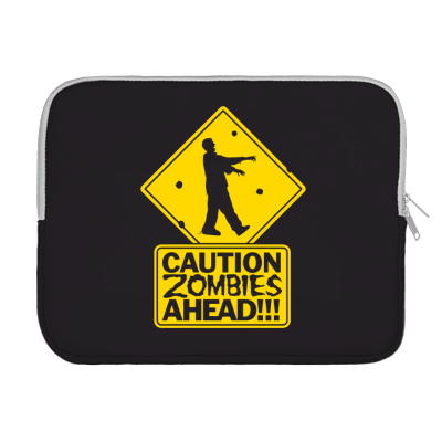 Foto Caution Zombies Ahead Funda notebook