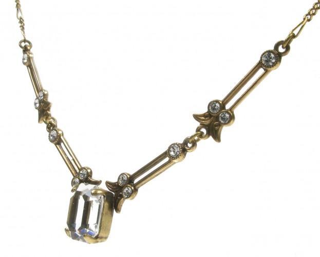 Foto Cavendish French 1920's facetted crystal drop pendant