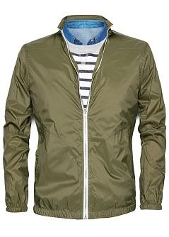 Foto Cazadora Técnica Capucha Oculta dark khaki H.E. by MANGO