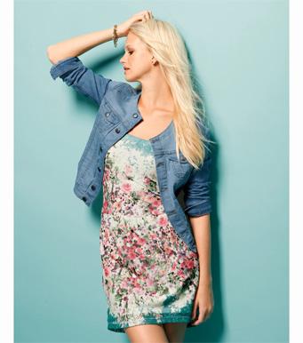 Foto Cazadora vaquera mujer manga larga