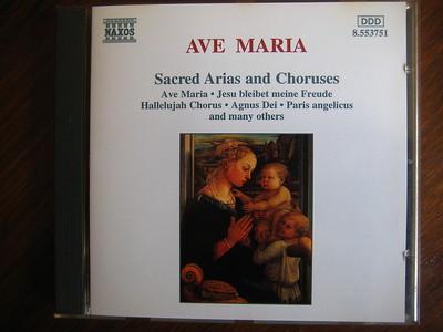 Foto Cd Ave Maria Sacred Arias And Choruses 1997 Naxos