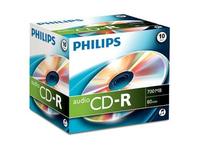 Foto CD-R Philips Audio 80min 10pcs jewel case carton box