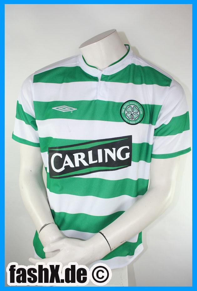 Foto Celtic Glasgow camiseta Umbro Carling 7 Hendrik Larsson talla M.