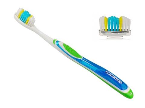 Foto Cepillo de dientes Silver Care Suave antibacterias